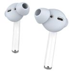 McStorey AirPods 1. & 2. Nesil Kulak İçi Kılıf – 3 Çift Small Silikon Uç – 0.5mm Ultra İnce, Kaymaz, Şarj Kutusuna Uyumlu, Konforlu & Hijyenik Kullanım Açık Mavi