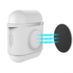 McStorey AirPods 1–2–3 ve AirPods Pro 1–2 Uyumlu Manyetik Silikon Kılıf – Masa ve Yatak Başı Sabitleme, Esnek İnce Tasarım, 3M Manyetik Disk ve 20 cm El İpi Hediyeli Beyaz