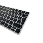McStorey Apple Magic Keyboard 2 A1644 Uyumlu Klavye Koruyucu Türkçe F Dizilim Daktilo Tipi Silikon Kaplama UK ISO Ters L Enter Ultra İnce Kaymaz Toz ve Sıvı Koruma Keyboard Cover Siyah