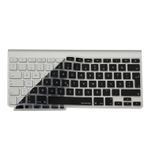 McStorey Apple Magic Keyboard A1314 A1243 Uyumlu Klavye Koruyucu Türkçe F Dizilim Silikon Kaplama UK ve TR Q Klavyeleri Türkçe F’ye Çeviren Ultra İnce Kaymaz Daktilo Tipi Keyboard Cover Siyah