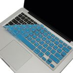 McStorey Arapça Silikon Klavye Koruyucu Apple MacBook Air 13 & Pro 13/15 ile Uyumlu | US Düz Enter Amerikan Layout | A1278 A1502 A1425 A1369 A1466 A1286 A1398 Açık Mavi