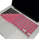 McStorey Arapça Silikon Klavye Koruyucu Apple MacBook Air 13 ve MacBook Pro 13/15 ile Uyumlu | TR/EU ISO Ters L Enter | A1278 A1502 A1425 A1369 A1466 A1286 A1398 Açık Pembe