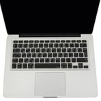 McStorey Arapça Silikon Klavye Koruyucu Apple MacBook Air 13 ve MacBook Pro 13/15 ile Uyumlu | TR/EU ISO Ters L Enter | A1278 A1502 A1425 A1369 A1466 A1286 A1398 Siyah