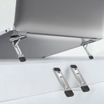 McStorey Cep Telefonu ve Dizüstü Bilgisayar Standı | Katlanabilir İnce Metal Braket | Taşınabilir, Ergonomik Laptop ve Telefon Standı | Masaüstü Çok Amaçlı Destek 1 Adet Ayak