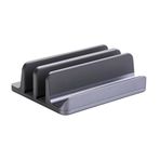 McStorey Dikey Laptop Standı Metal Alüminyum MacBook Air, MacBook Pro ve 11-16 inç Notebook ile Uyumlu Ergonomik Bilgisayar Tutucu Masaüstü Düzenleyici Gri