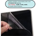 McStorey Laptop Macbook Pro Ekran Koruyucu 16.2 inç M1-M3 A2485 A2780 A2991 ile Uyumlu Anti Scratch - Şeffaf