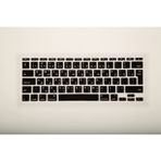 McStorey MacBook Air 11 inç Arapça Klavye Koruyucu A1370 A1465 Uyumlu UK ISO Ters L Enter Silikon Keyboard Cover Siyah