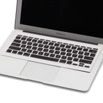 McStorey MacBook Air 11 inç Klavye Koruyucu Türkçe Q – A1370 A1465 Uyumlu – US ANSI Düz Enter – İngilizce Klavyeyi Türkçeye Çeviren Silikon Kaplama Siyah