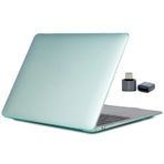 McStorey MacBook Air 13.6 inç M2 M3 M4 M5 Uyumlu Sert Kılıf | Ultra Şeffaf Hard Case – A2681 A3113 A3240 A3449 Tam Uyum İnce Hafif Koruma Açık Yeşil