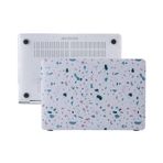 McStorey MacBook Air 13 inç Kılıf M1 & Retina Uyumlu – Desenli Sert Plastik Hardcase Koruyucu Kapak A2337 A2179 A1932 Beyaz