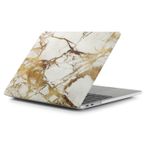 McStorey MacBook Air 13 inç Kılıf Uyumlu A1369 A1466 Sert Kapak Mermer Desenli İnce Hafif Darbe Emici TPU Koruyucu Sarı