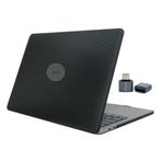 McStorey MacBook Air 13 inç Kılıfı A1932 A2179 A2337 M1 Uyumlu Sert Kapak 360° Koruma Karbon Fiber Desenli Siyah