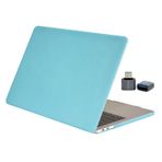 McStorey Macbook Air 13 inç Uyumlu M1 Kılıf Mat Koruyucu Sert Kapak A1932 TouchID 2018-2019 yılı Bebe Mavisi