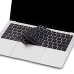 McStorey MacBook Air 13 Türkçe Q Klavye Koruyucu US Amerikan Enter | A1932 A2179 A2337 M1 Uyumlu | İngilizce Klavyeyi Türkçeye Çeviren İnce Silikon Keyboard Cover Siyah