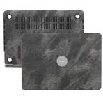 McStorey MacBook Air Kılıf 13 inç A1369 A1466 ile Uyumlu 2010-2017 Eski USB Girişli Model | Sert TPU Hard Case | İnce Hafif Çizilmeye ve Darbeye Dayanıklı Kumaş Kaplama Laptop Kılıfı Füme