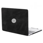 McStorey MacBook Air Kılıf 13 inç A1369 A1466 ile Uyumlu 2010-2017 Eski USB Girişli Model | Sert TPU Hard Case | İnce Hafif Çizilmeye ve Darbeye Dayanıklı Kumaş Kaplama Laptop Kılıfı Siyah