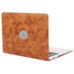 McStorey Macbook Air Kılıf 13 inç Deri Leat01 Eski USB Girişli Model 2010-2017 A1369 A1466 ile Uyumlu Kahverengi