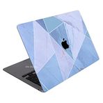 McStorey Macbook Air Kılıf A2179 ile Uyumlu Koruyucu Kaplama Laptop Sticker Marble14 Gri