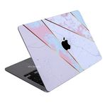 McStorey Macbook Air Kılıf A2179 ile Uyumlu Koruyucu Kaplama Laptop Sticker Marble14 Karışık