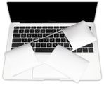 McStorey MacBook Air M1 13 İnç Palm Koruyucu ve Trackpad Koruyucu Uyumlu A2337 A2179 A1932 Retina Çizilme ve Aşınma Koruma Seti Gümüş
