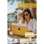 Mcstorey Macbook Air M1 Kılıf 13.3 inç Uyumlu Sert Koruyucu Kapak Lazer UV Baskı A2337 A2179 A1932