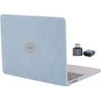 Mcstorey Macbook Air M1 Kılıf A2337 Uyumlu 13 İnç Kumaş Kaplama Sert Koruyucu Kapak A2179 A1932 Hard Case