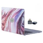 McStorey MacBook Air M1 Kılıf A2337 Uyumlu 13 İnç Mermer Desenli Hard Case A2179 A1932 Sert Kapak Koruyucu Kılıf Karışık