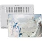 Mcstorey Macbook Air M1 Kılıf A2337 Uyumlu 13 İnç Mermer Desenli Hard Case A2179 A1932 Sert Koruyucu Kapak