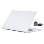 McStorey MacBook Air M1 Kılıfı A2337 A2179 A1932 Uyumlu 13.3 İnç Karbon Fiber Desenli Hard Case Sert Kapak Parmak İzi Bırakmayan İnce Hafif MacBook Air Kılıfı Şeffaf