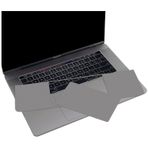 McStorey Macbook Air M2-M3 Kılıf 13.6 inç Koruyucu Sticker Touchpad (TouchID'li Air) A2681 A3113 ile Uyumlu Gri