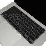 McStorey MacBook Arapça Klavye Koruyucu UK Ters L Enter M1-M5 | A2681 A3113 A3240 A3449 A2941 A3241 A2442 A2779 A2992 A2485 A2991 | Arabic Keyboard Cover Siyah