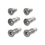 McStorey MacBook Pro 13 inç Alt Kapak Vidaları Screw Set, A1708 A2159 A2289 A2338 M1 M2 Uyumlu, Pentalobe P5 Yedek Vida, Gümüş & Uzay Grisi Yedek Parça Gümüş