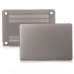 McStorey MacBook Pro 13 inç Kılıf Sert Mat Hardcase – A1706 / A1708 / A1989 / A2159 / A2251 / A2289 / A2338 Uyumlu Çizilmeye ve Darbelere Dayanıklı Kapak Gri