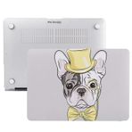 McStorey MacBook Pro 13 Köpek Desenli Kılıf A1706 A1708 A1989 A2159 A2251 A2289 A2338 M1 M2 Uyumlu Baskılı Sert Kılıf İnce Hafif Koruyucu Kapak Sarı