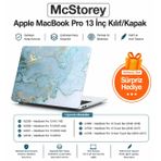 McStorey MacBook Pro 13 Mermer Desenli Kılıf A1706 A1708 A1989 A2159 A2251 A2289 A2338 M1 M2 Uyumlu TPU Sert Kılıf İnce Hafif Koruyucu Kapak R-38
