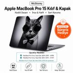 McStorey MacBook Pro 15 Kedili Desenli Kılıf A1707 A1990 Uyumlu TPU Sert Kılıf İnce Hafif Koruyucu Kapak 2016-2019 R-179