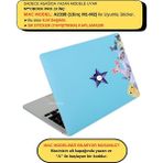 McStorey Macbook Pro Kılıf 13inç M1-M2 Sticker Kaplama Laptop Koruyucu A2338 ile Uyumlu Animal03 - Açık Yeşil