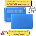 McStorey Macbook Pro Kılıf 15 inç A1707 A1990 ile Uyumlu Mat - Mavi