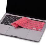 McStorey MacBook Pro Klavye Koruyucu US Amerikan Düz Enter – Touch Bar Uyumlu – 13 inç A2251 A2289 A2338 (M1/M2) – 16 inç A2141 – Ultra İnce Pembe