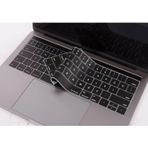 McStorey MacBook Pro Türkçe Q Klavye Koruyucu US ANSI Düz Enter Uyumlu Silikon Keyboard Cover 13-15 İnç A1706 A1989 A2159 A1707 A1990 | Amerikan İngilizce Klavyeyi Türkçe Q’ya Çeviren Siyah