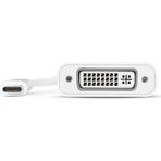 McStorey TYPE-C to DVI Adaptör Kablo – Type-C Video Dönüştürücü 1080p Full HD, Tak & Çalıştır MacBook iPad Laptop Uyumlu Gümüş