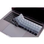 McStorey US İngilizce Klavye Koruyucu MacBook Pro 13 15 Touch Bar Uyumlu A1706 A1989 A2159 A1707 A1990 | Amerikan Düz Enter ANSI | Silikon Keyboard Cover Siyah Gri