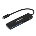 McStorey USB HUB Type-C Kablosu Adaptör USB Çoğaltıcı Çoklayıcı Hub SD MicroSD Kart Okuyucu Siyah