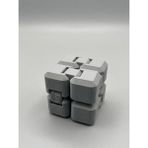 Mcy Dekor Sonsuz Küp Infinity Küp – Stres Atıcı, 3D Baskı, Eğlenceli ve Taşınabilir Fidget Oyuncağı - Gri