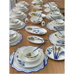 MD Mimoza Dekor 159 Parça 12 Kişilik Blue Violet Yemek Takımı