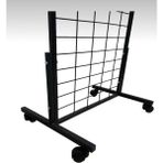 Md Vitrin Dekorasyon 60*150 cm Tekerlekli Pano Stant , Aksesuar Standı, Duvar Panosu, Çok Amaçlı Stant