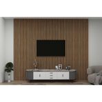 MDF Akustik Duvar Paneli 60×278 cm – Safir Meşe