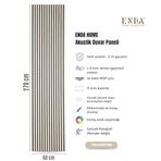 MDF Akustik Duvar Paneli 60×278 cm – Traverten
