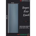 Mdf Akustik Duvar Paneli Beyaz Keçe - Antrasit