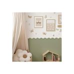 mdmetadesign Boyanabilir Ham Mdf Dekoratif Sık Dalga Model Duvar Çıtası (41 cm)
